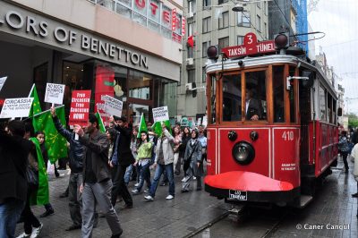 İstiklal Caddesinde Çerkez Saykırımı Yürüyüşü